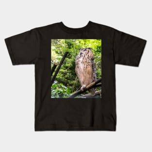 Indian eagle-owl Kids T-Shirt